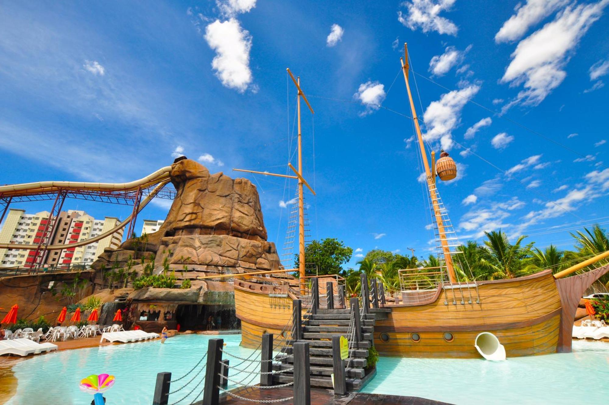 Spazzio Diroma Com Acesso Ao Acqua Park, Splash E Slide Caldas Novas Exterior foto